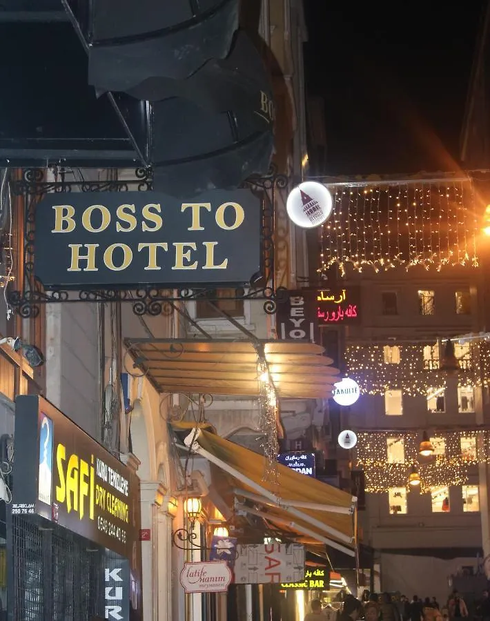 Boss To Hotel Taksim Istanbul Turkey